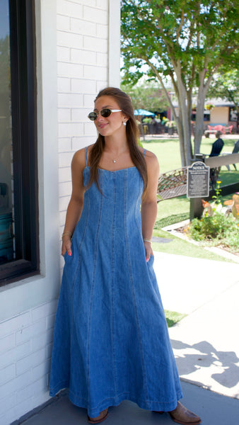 Ella Denim Maxi