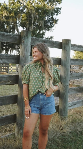 Hazel Puff Sleeve Top