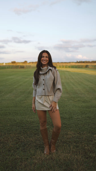 Dally Sweater Jacket - Oatmeal