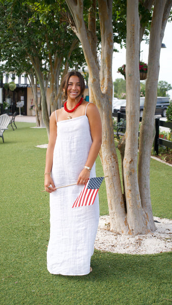 Liberty Throw on - White