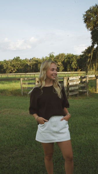 Danica Top - Brown
