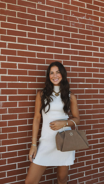 Brooks Bag with Rings - Latte