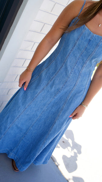 Ella Denim Maxi