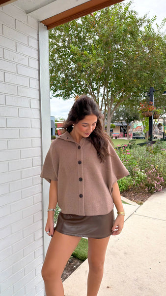 Charlotte Knit Cape
