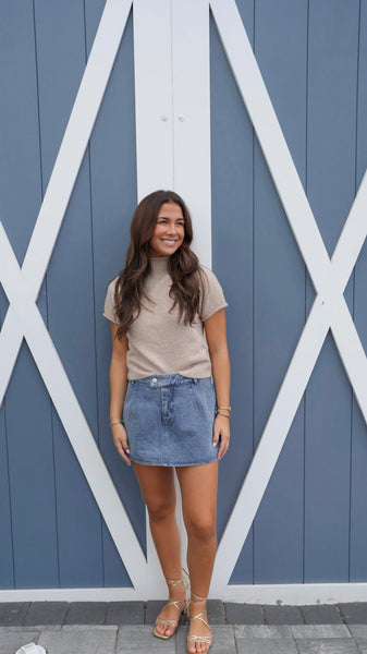 Barron Skirt - Denim