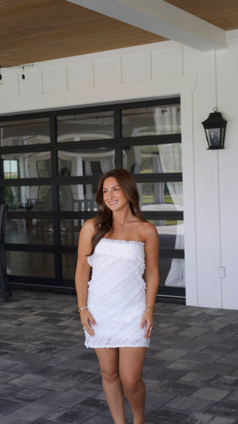 Stella Ruffle Mini Dress