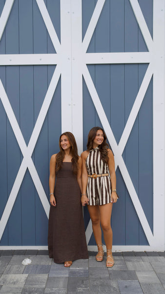 Tate Stripe Romper