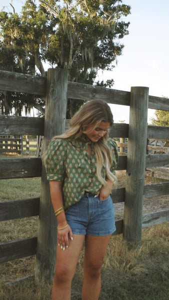 Hazel Puff Sleeve Top
