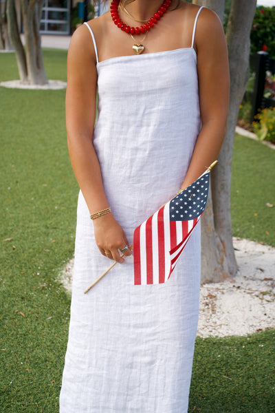 Liberty Throw on - White