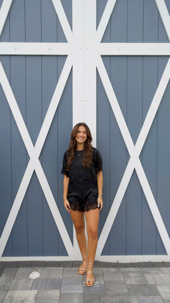 Joel Lace Set - Black