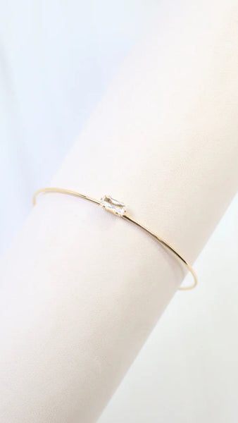 Taunton Cz Cuff Bracelet