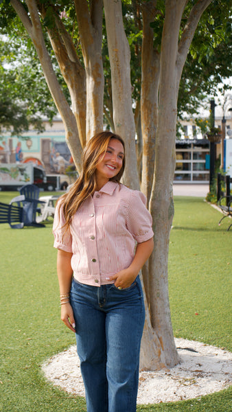 Pippa Denim Crop Jacket