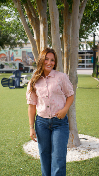 Pippa Denim Crop Jacket