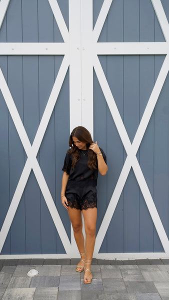 Joel Lace Set - Black