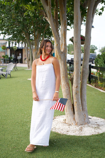 Liberty Throw on - White