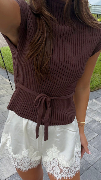 Elena Top- Brown