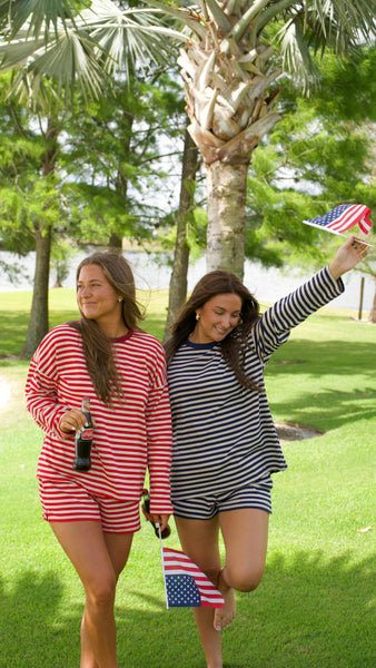 Liberty Babe Stripe Set - Blue
