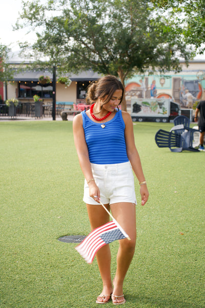 Junie Tank - Royal Blue