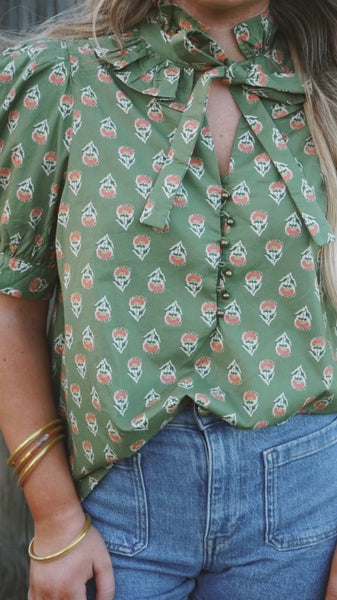 Hazel Puff Sleeve Top