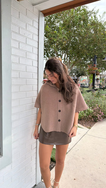 Charlotte Knit Cape