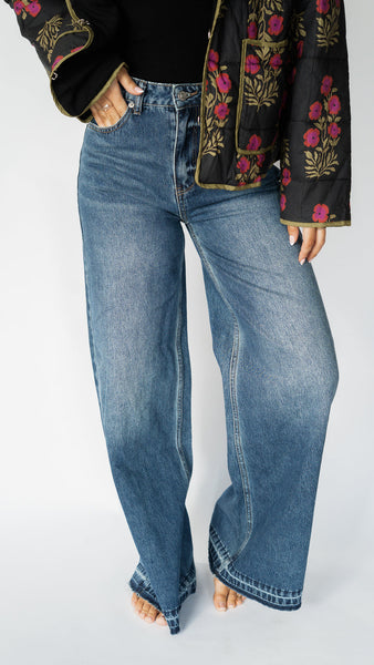 Denim Edit Wide Leg Jean