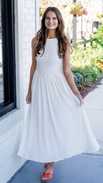 Laura Smocked Maxi