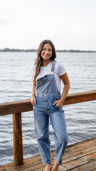 Lennon Barrel Jean Overalls