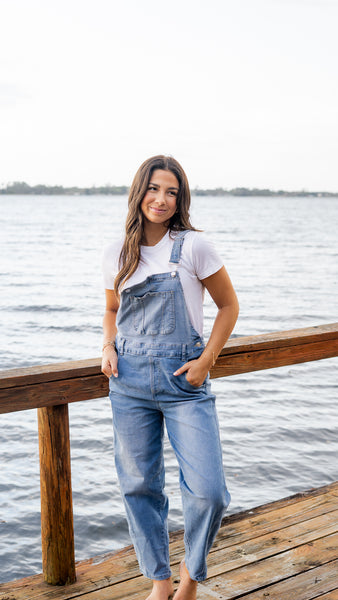 Lennon Barrel Jean Overalls