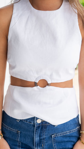 Mia Linen Top