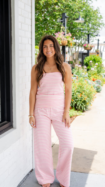 Morgan Striped Lounge Set