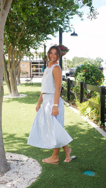 Poppy Striped Set