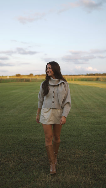 Dally Sweater Jacket - Oatmeal